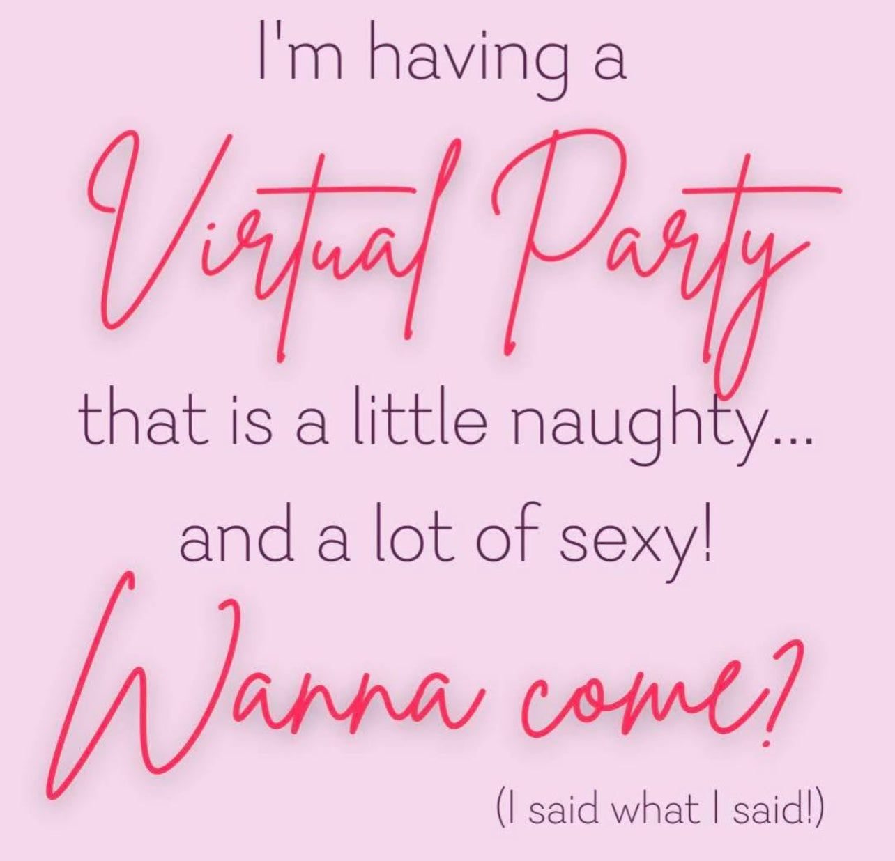 Book a virtual party